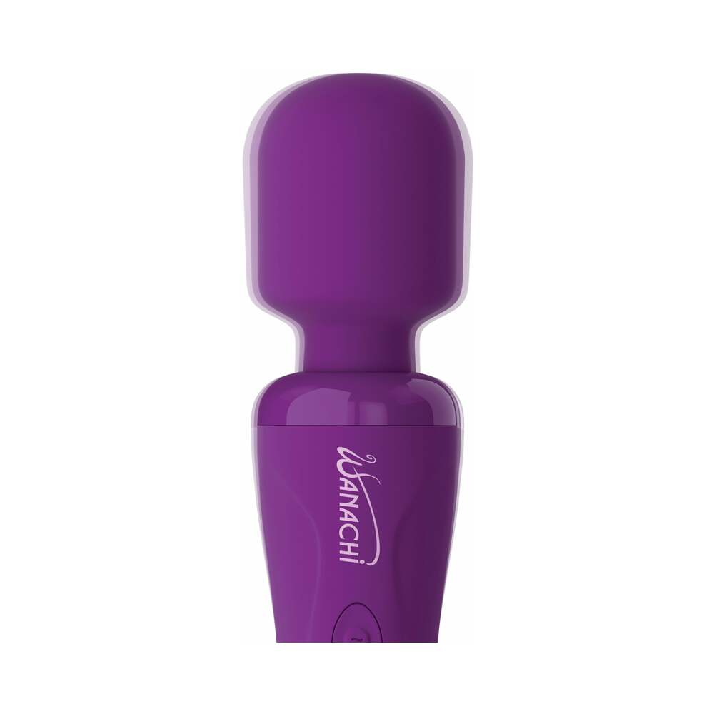 Wanachi Body Recharger Rechargeable Silicone Wand Vibrator Purple