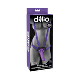 Dillio Adjustable 7 inches Strap-On Suspender Harness Set Purple