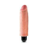 King Cock 6 inches Vibrating Stiffy Realistic Dildo Beige