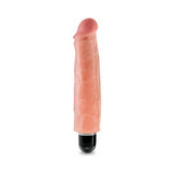 King Cock 7 inches Vibrating Stiffy Realistic Dildo Beige