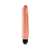 King Cock 10 inches Vibrating Stiffy Realistic Dildo Beige