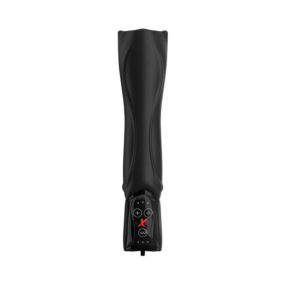 PDX Elite Vibrating Roto-Teazer Rotating Masturbator Black