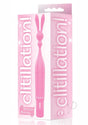 The 9's Clitillation Button Bunny Clitoral Stimulator Pink packaging with bunny design. Compact and playful pleasure device.