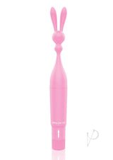 The 9's Clitillation Button Bunny Clitoral Stimulator Pink, a compact pink bunny massager for targeted pleasure.