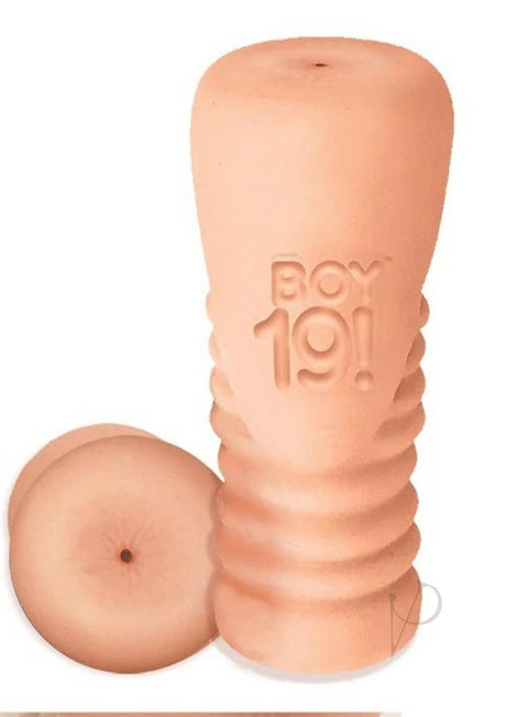 Boy 19 Teen Twink Stroker Eddie F realistic anal stroker for intimate solo play.