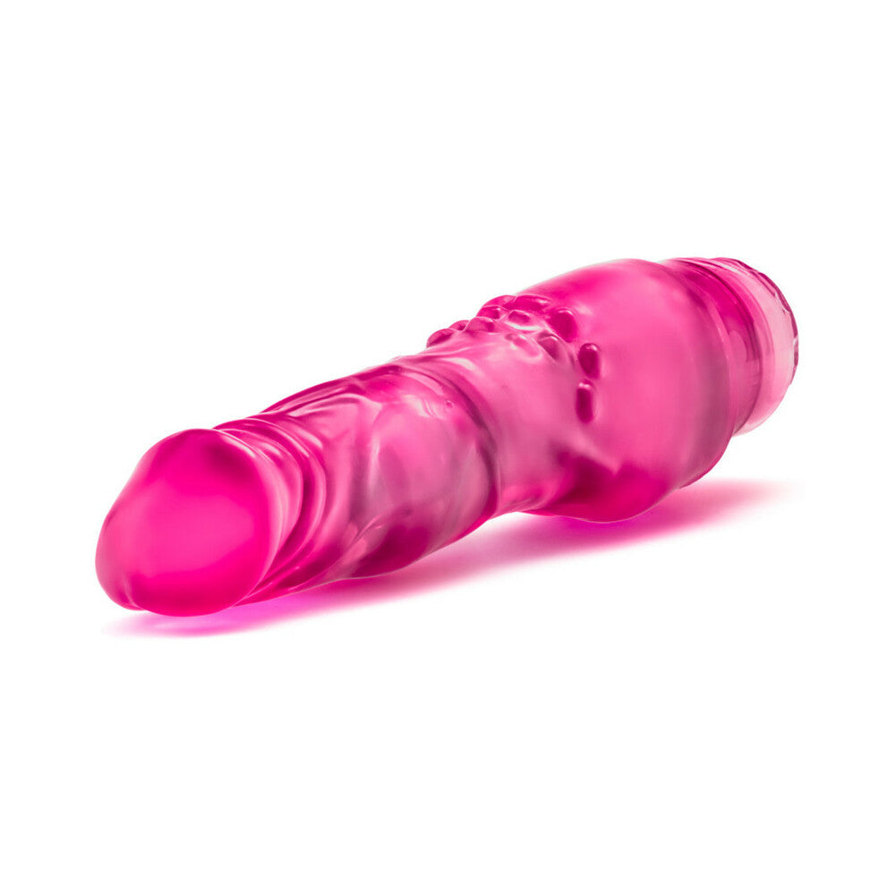 Blush Glow Dicks The Banger Realistic 8 inches Vibrating Dildo Pink