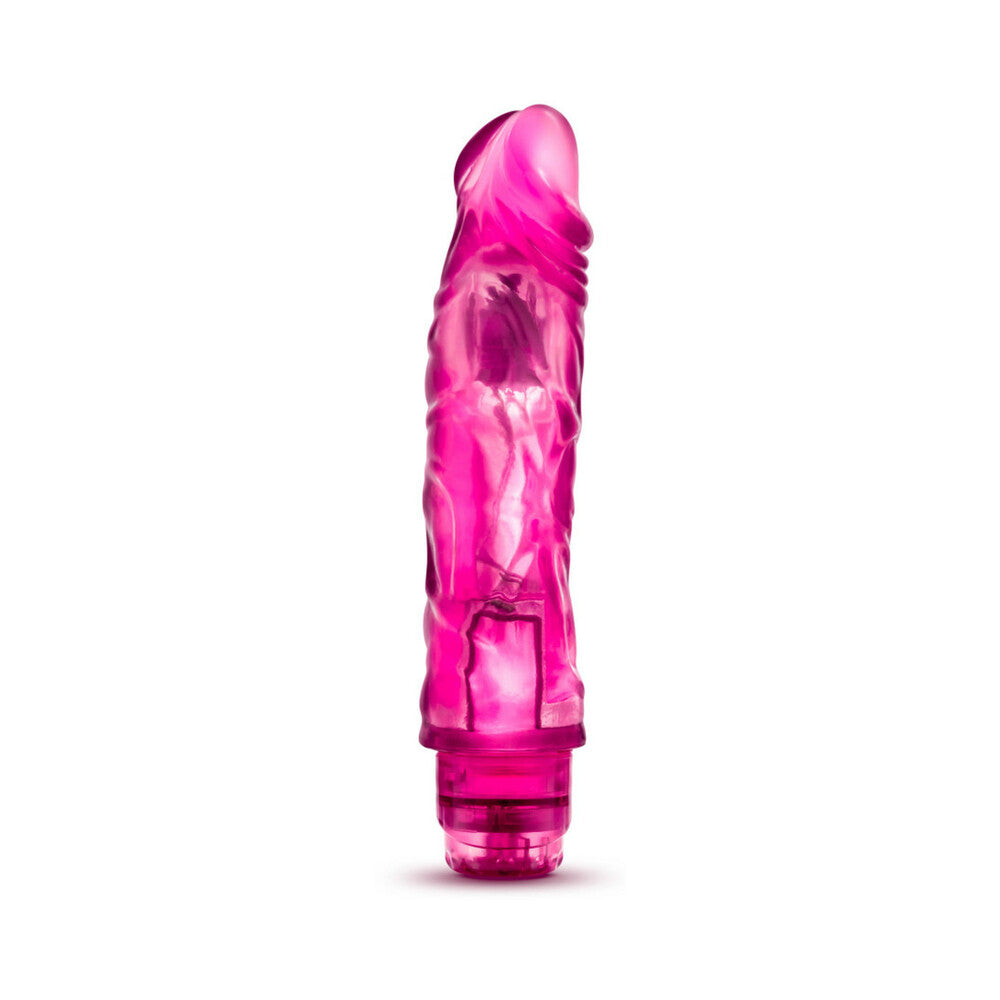 Blush Glow Dicks The Drop Realistic 8.5 inches Vibrating Dildo Pink