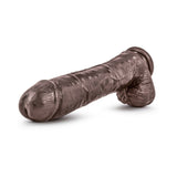 Dr. Skin Mr. Savage Realistic 11.5 inches Dildo with Balls Brown