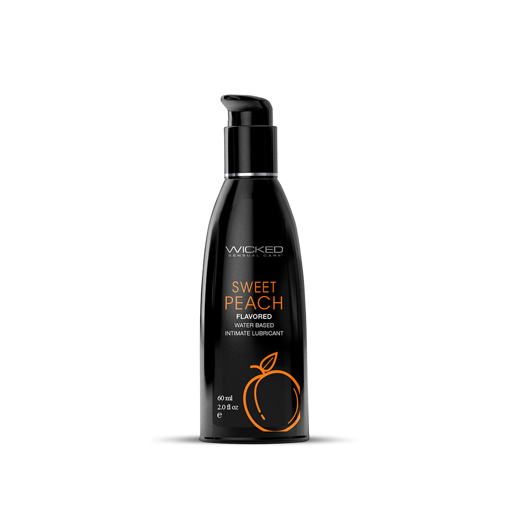 Wicked Aqua Sweet Peach Water-Based Lubricant 2 oz