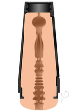Main Squeeze Julia Ann Ultraskyn Masturbator Pussy Vanilla cross-section view showcasing realistic texture.