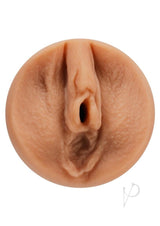 Main Squeeze Julia Ann Ultraskyn Masturbator Pussy Vanilla close-up view of realistic sleeve texture
