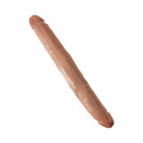 King Cock 12 inches Slim Double Dildo Realistic Tan