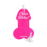 Bachelorette Party Favors 3-Piece Pecker Party Flask Pink