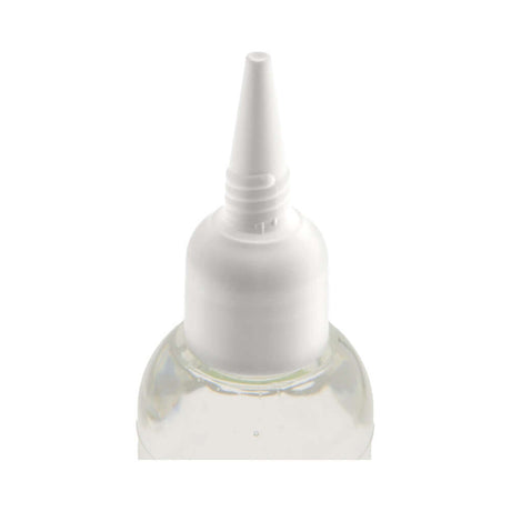 Main Squeeze Cooling Tingling Lubricant 3.4 Oz bottle top view with narrow nozzle for precise application.