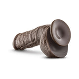 Dr. Skin Mr. D Realistic 8.5 inches Dildo with Balls Brown