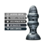 Blush Jet Stealth 6.5 inches Anal Plug Carbon Metallic Black