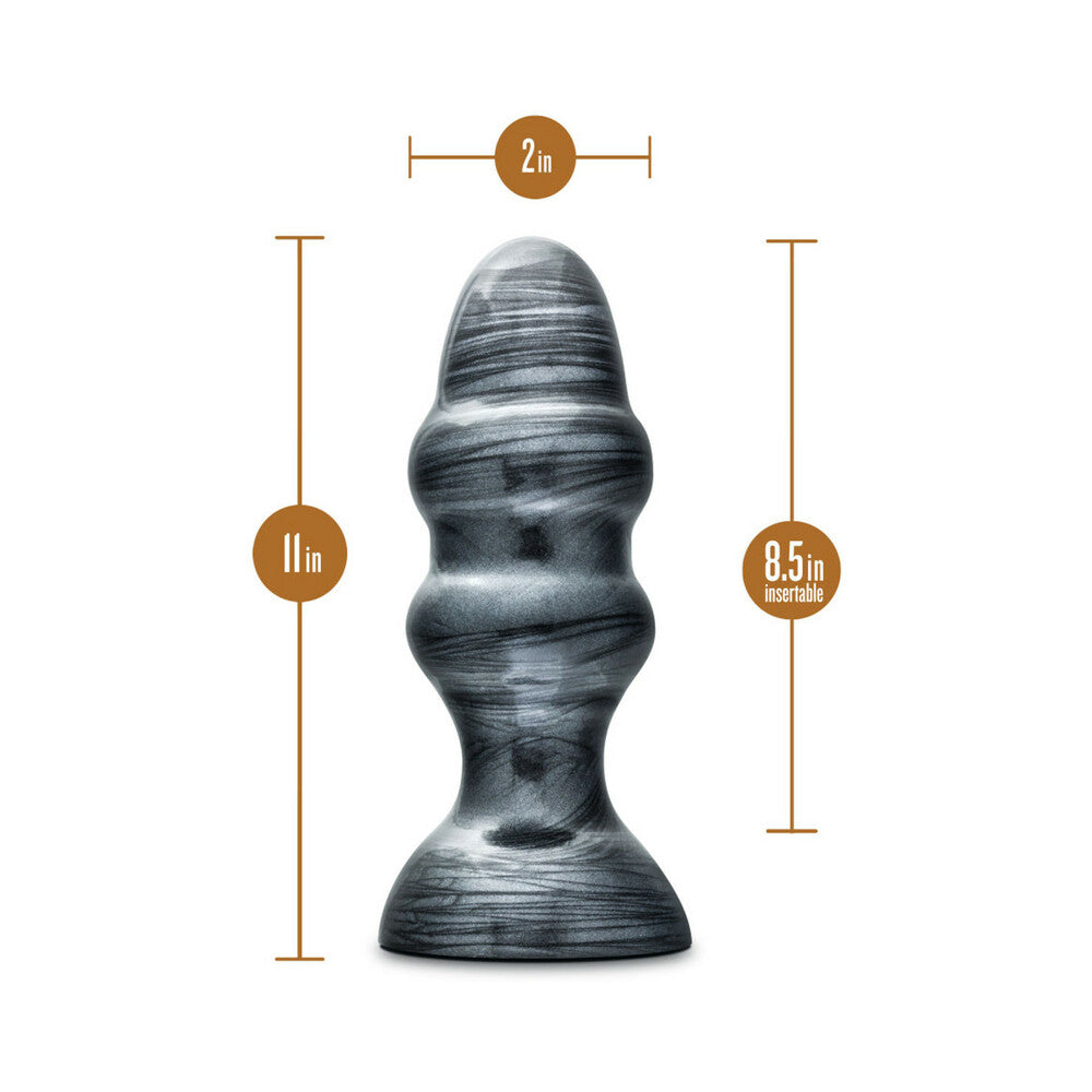 Blush Jet Stealth 6.5 inches Anal Plug Carbon Metallic Black