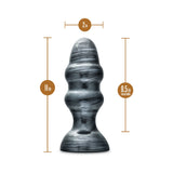 Blush Jet Stealth 6.5 inches Anal Plug Carbon Metallic Black