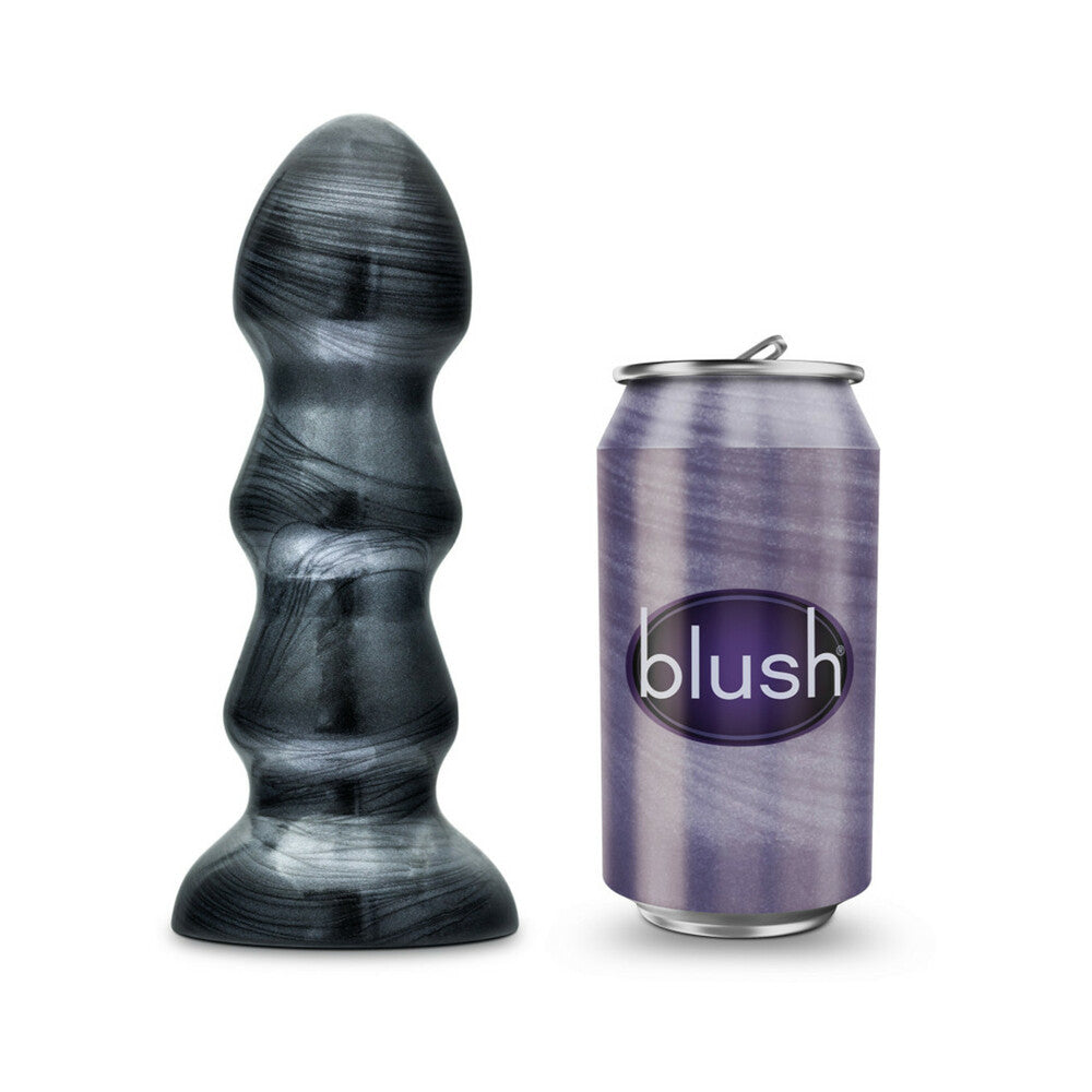 Blush Jet Black Jack 7 inches Anal Plug Carbon Metallic Black