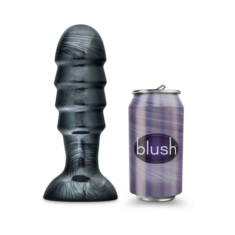Blush Jet Bruiser 7.5 inches Anal Plug Carbon Metallic Black