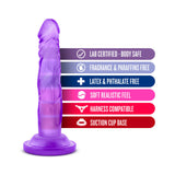 Naturally Yours 5 inches Mini Cock Realistic Dildo Purple
