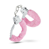Blush Temptasia Adjustable Faux Fur Cuffs Pink