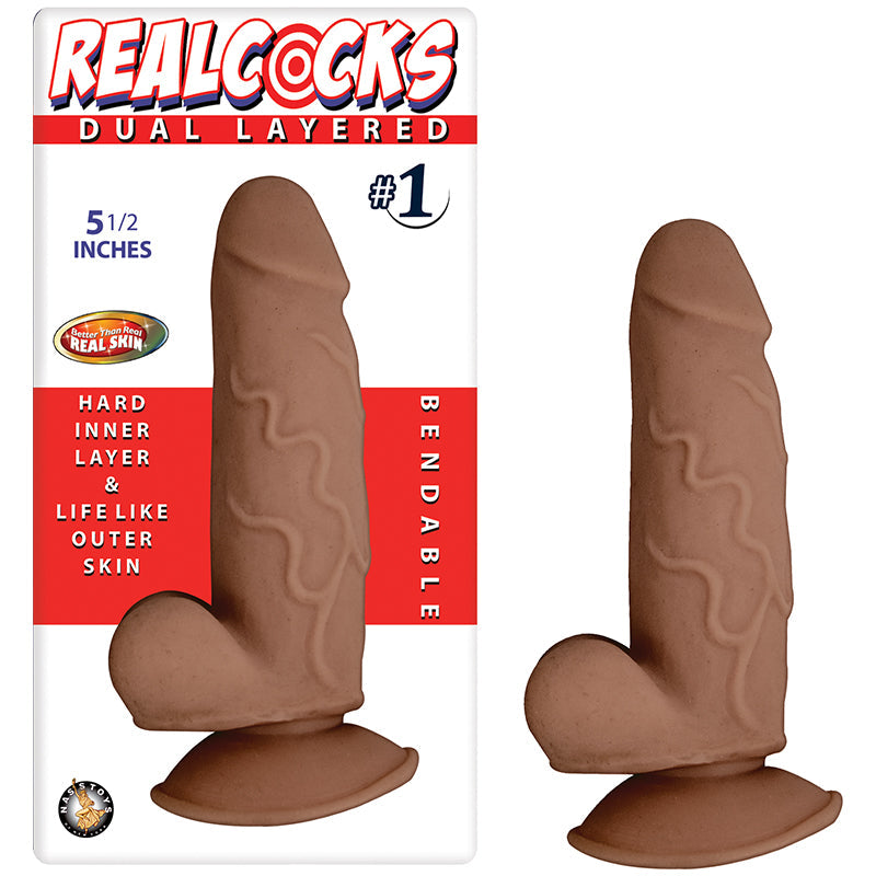 Realcocks Dual Layered #1 5.5 inch Brown