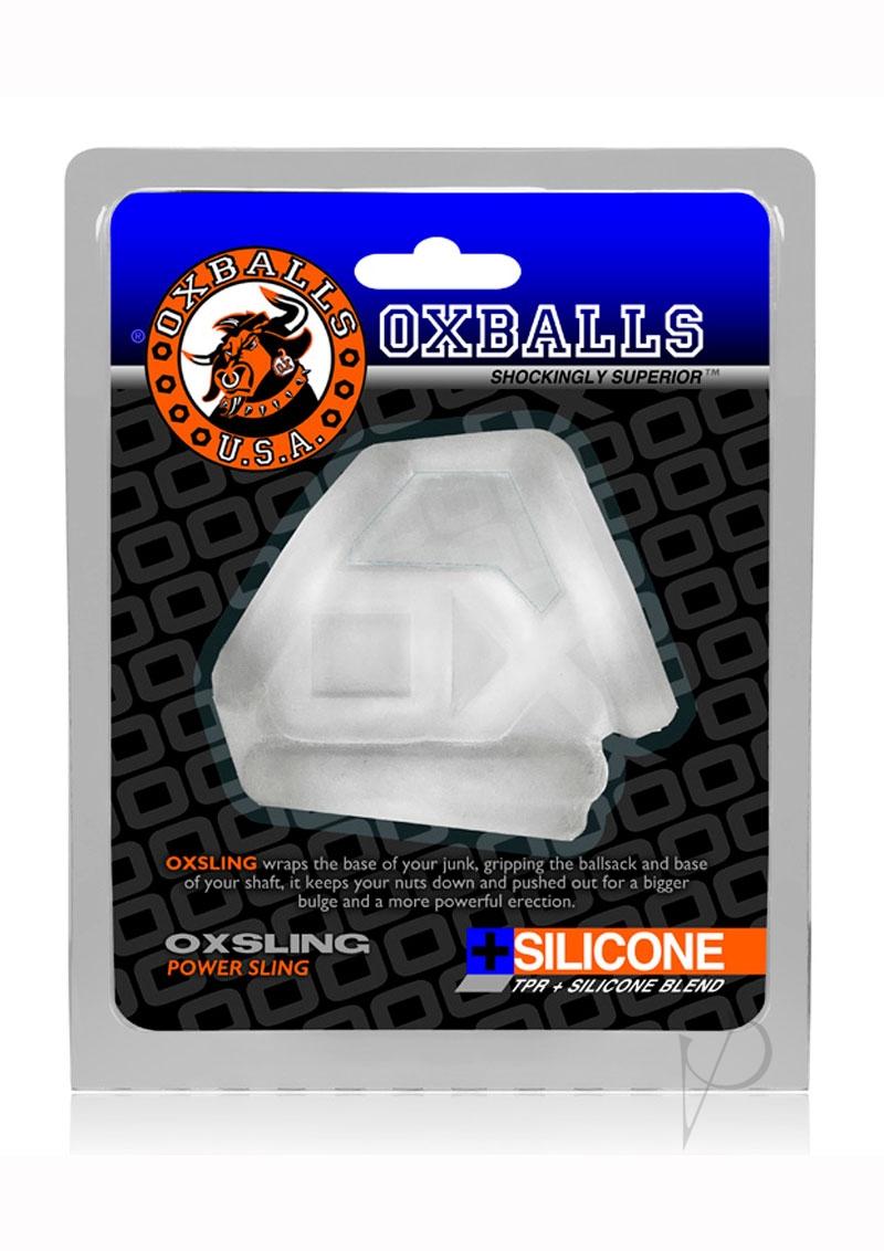 Oxballs Oxsling Silicone Blend Power Sling Frost packaging featuring the unique silicone blend design.