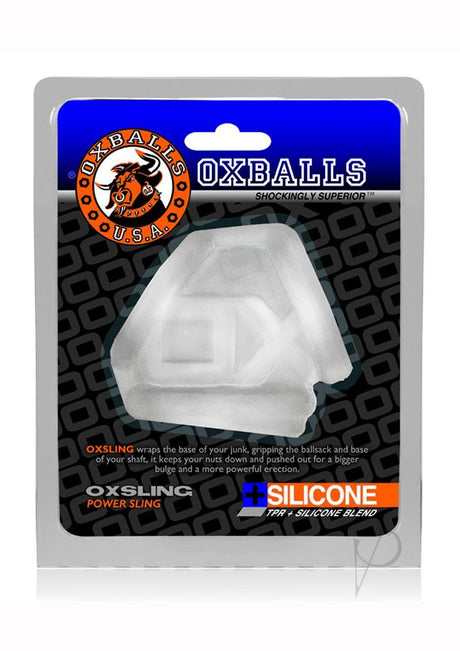 Oxballs Oxsling Silicone Blend Power Sling Frost packaging featuring the unique silicone blend design.