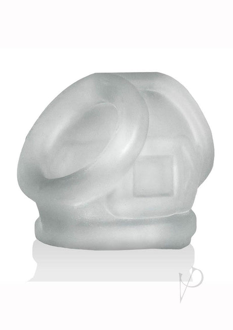 Oxballs Oxsling Silicone Blend Power Sling Frost in crystal-clear silicone, designed for optimal comfort and fit.