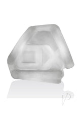 Oxballs Oxsling Silicone Blend Power Sling Frost in a clear silicone design, showcasing its unique blend of materials.