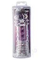 Super Sleeve 1 Penis Extender Clear packaging showing the transparent slip-on sleeve for enhanced pleasure.