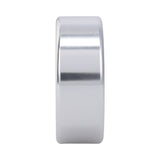 Rock Solid Brushed Alloy Large (1.75in X .75in) Silver