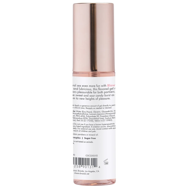Cg Blow Me Oral Sex Gel Berry Burst 2 Oz - flavored gel for oral play with berry flavor and silky texture.