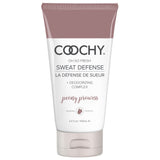 Coochy Sweat Defense Protection Lotion 3.4 Oz in a sleek tube, refreshing and protecting intimate areas from sweat.
