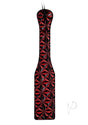 Ouch Luxury Diamond Pattern Paddle Burgundy with a diamond-quilted surface and deep burgundy color.