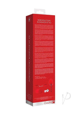 Ouch Introductory Bondage Kit No 2 4 Piece Red product packaging showcasing elements for playful bondage.