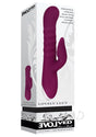 Lovely Lucy Silicone Dual Vibrator Clitoral Stimulator Red in sleek design with dual motors for pleasure.