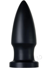 Zero Tolerance Titan Anal Plug Black, a tapered bullet-shaped anal plug for advanced pleasure seekers.