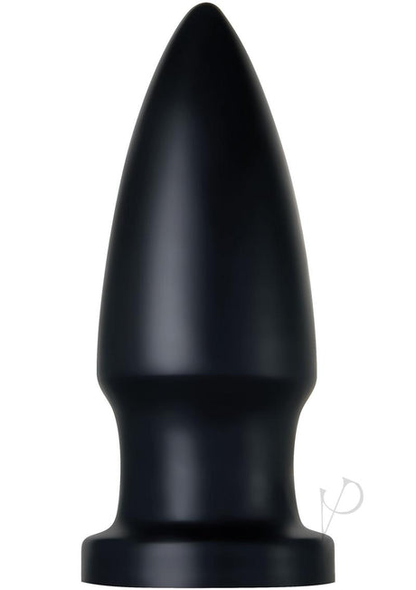 Zero Tolerance Titan Anal Plug Black, a tapered bullet-shaped anal plug for advanced pleasure seekers.