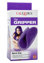 The Gripper Spiral Grip Masturbator Dual Ended Purple packaging showcasing its features and design.