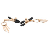 Sportsheets S&M Verge Adjustable Nipple Clamps showcasing adjustable design and stimulating features for intimate play.