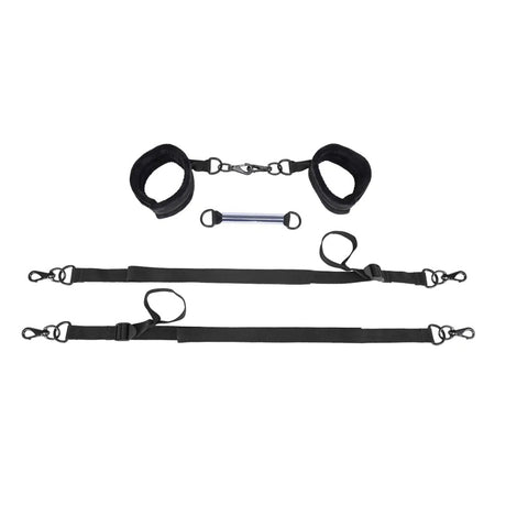 Sportsheets Pivot Connection Kit Restraint Cuffs with adjustable tethers and cuffs for versatile play and comfortable support.