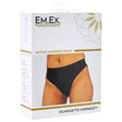 Sportsheets Em.ex Silhouette Strap-On Harness 3XL packaging on display with active harness wear design.