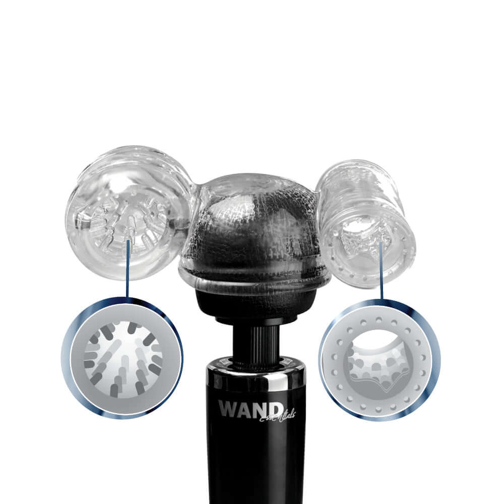 Wand Essentials Twin Turbo Strokers Attachment