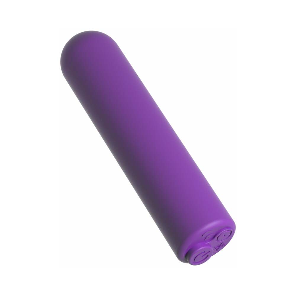 Fantasy For Her Crotchless Panty Thrill-Her & Vibrator Purple