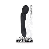 Evolved Wanderlust Rechargeable Dual-Ended Silicone Wand Vibrator Black