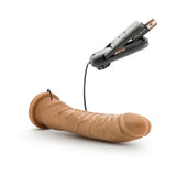 Dr. Skin Remote-Controlled Realistic 8.5 inches Vibrating Dildo Tan