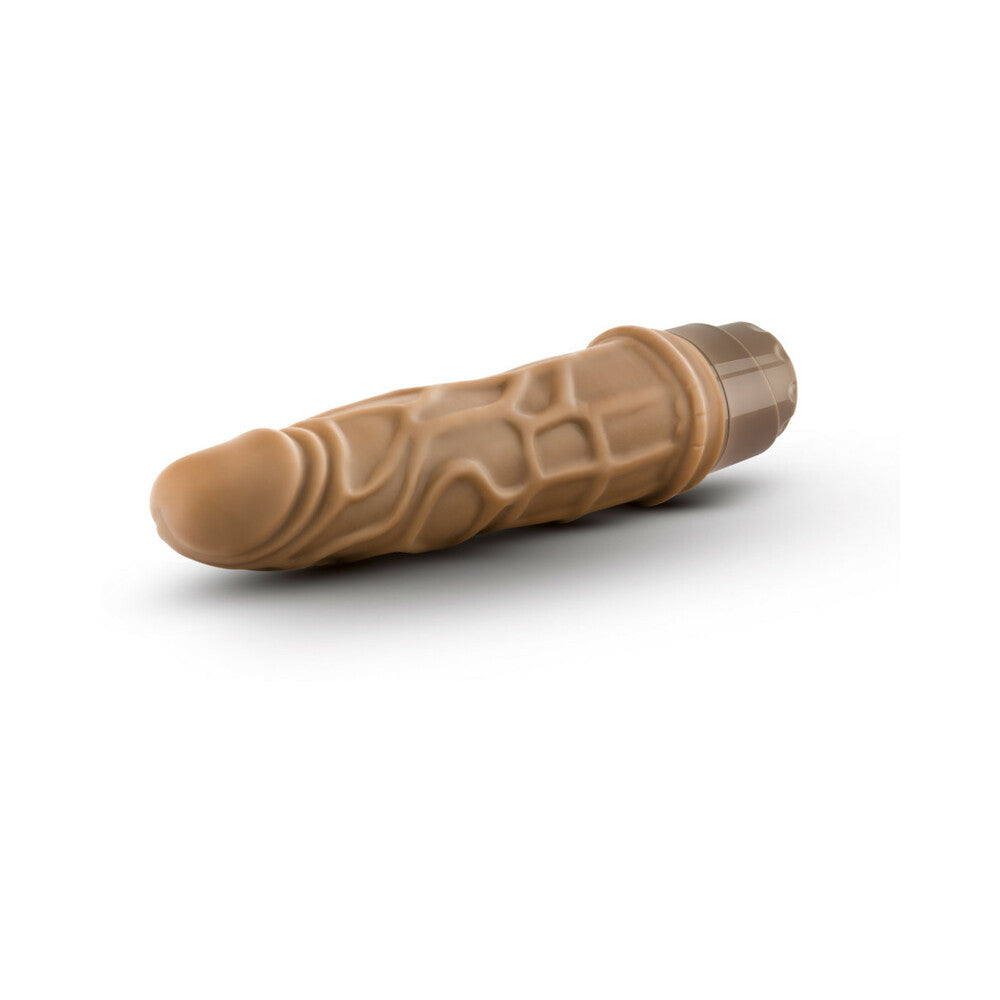 Dr. Skin Vibe 3 Realistic 7.25 inches Vibrating Dildo Tan