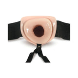 Dr. Skin 7 inches Hollow Strap On Beige